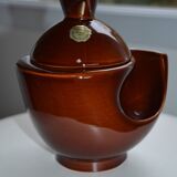 Brown ceramic pot