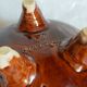 Ceramic tripod cup from accolay signed vintage