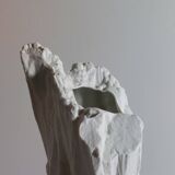 Biscuit porcelain vase, mid-20th century