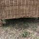 Rattan armchair
