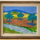 Svan Grandin (1906- 1982) Vintage Painting Landscape, signed