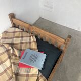 Brutalist Aranjou elm bed