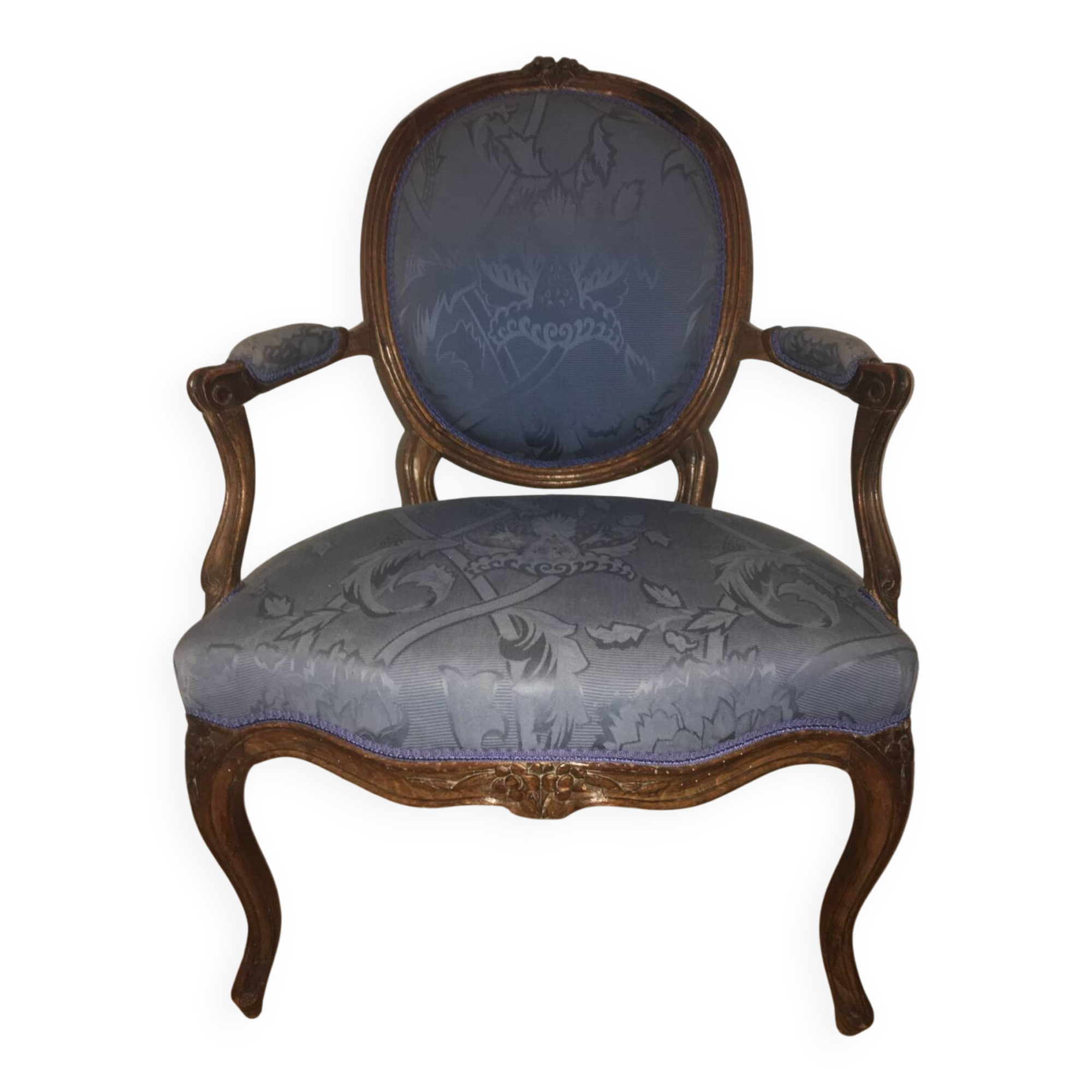Fauteuil cabriolet epoque louis xv. 18 ème