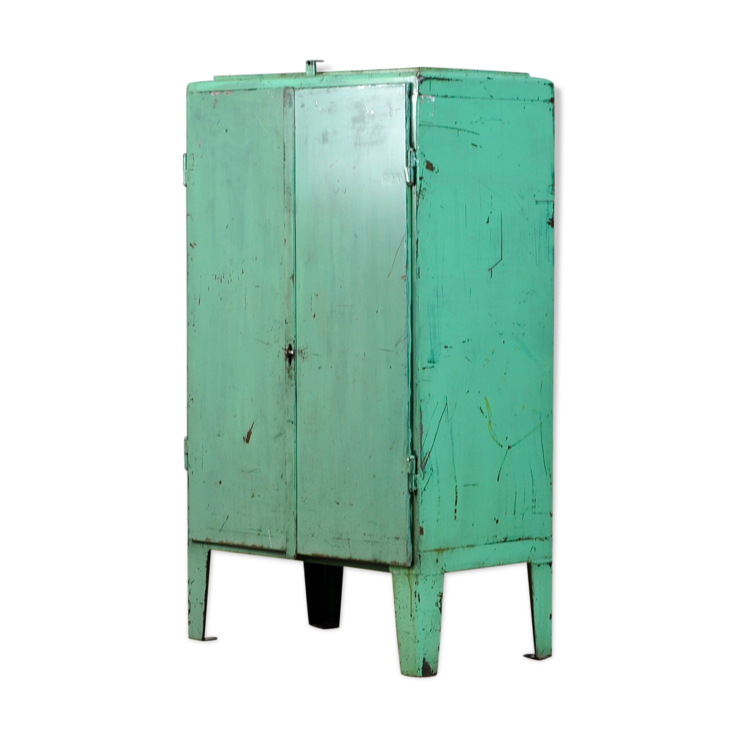 Industrial Iron Cabinet, 1960s