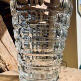 Daum Nancy faceted crystal vase