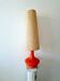 Mid Century Orange Ceramic Floor or Table Lamp 1960S Vintage Home