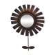Flower wall mirror, Jean Vinay, 1960s design