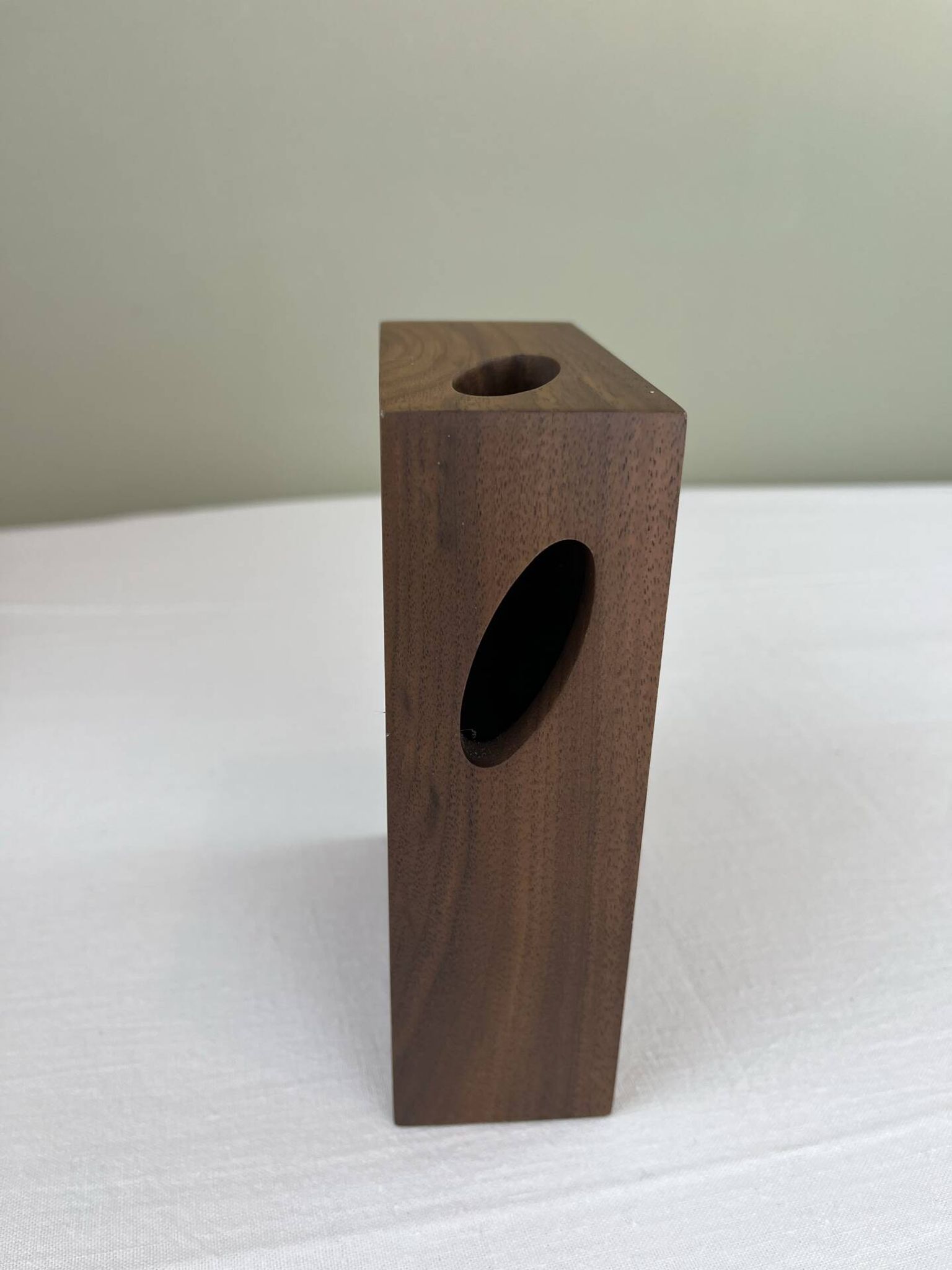 Vase en bois design minimaliste