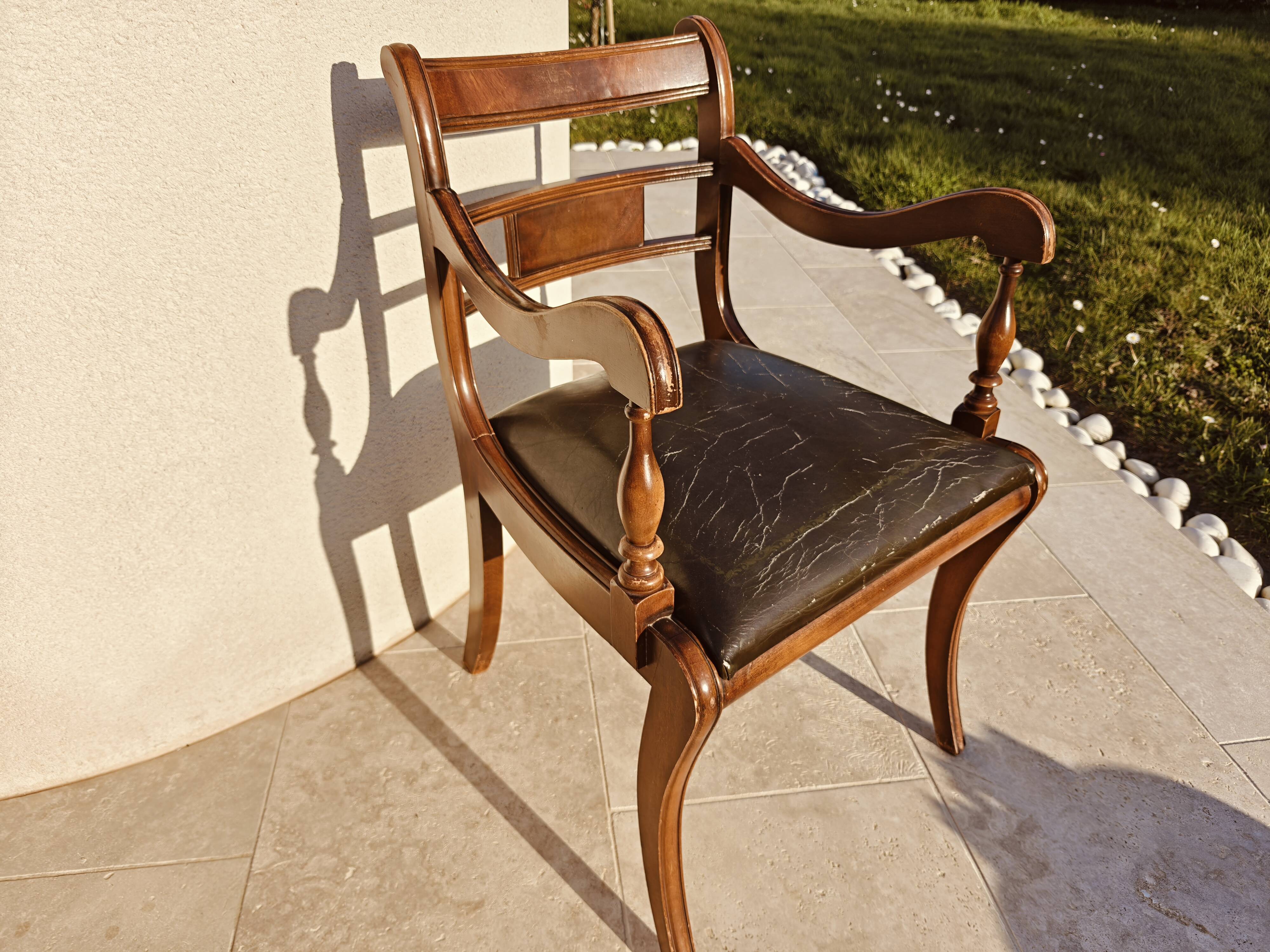 Victorian style armchair