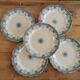 Service de 5 assiettes vintage en Terre de Fer