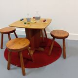 Elm side table