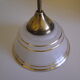 Suspension in brass and glass opaque Netherlands 1960s/1970s