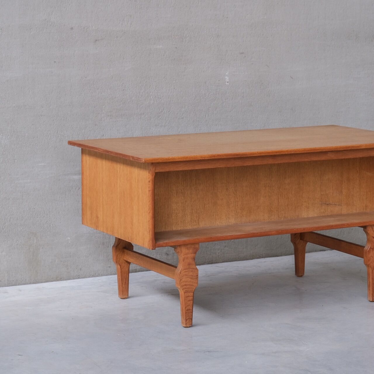 Oak danish mid-century desk