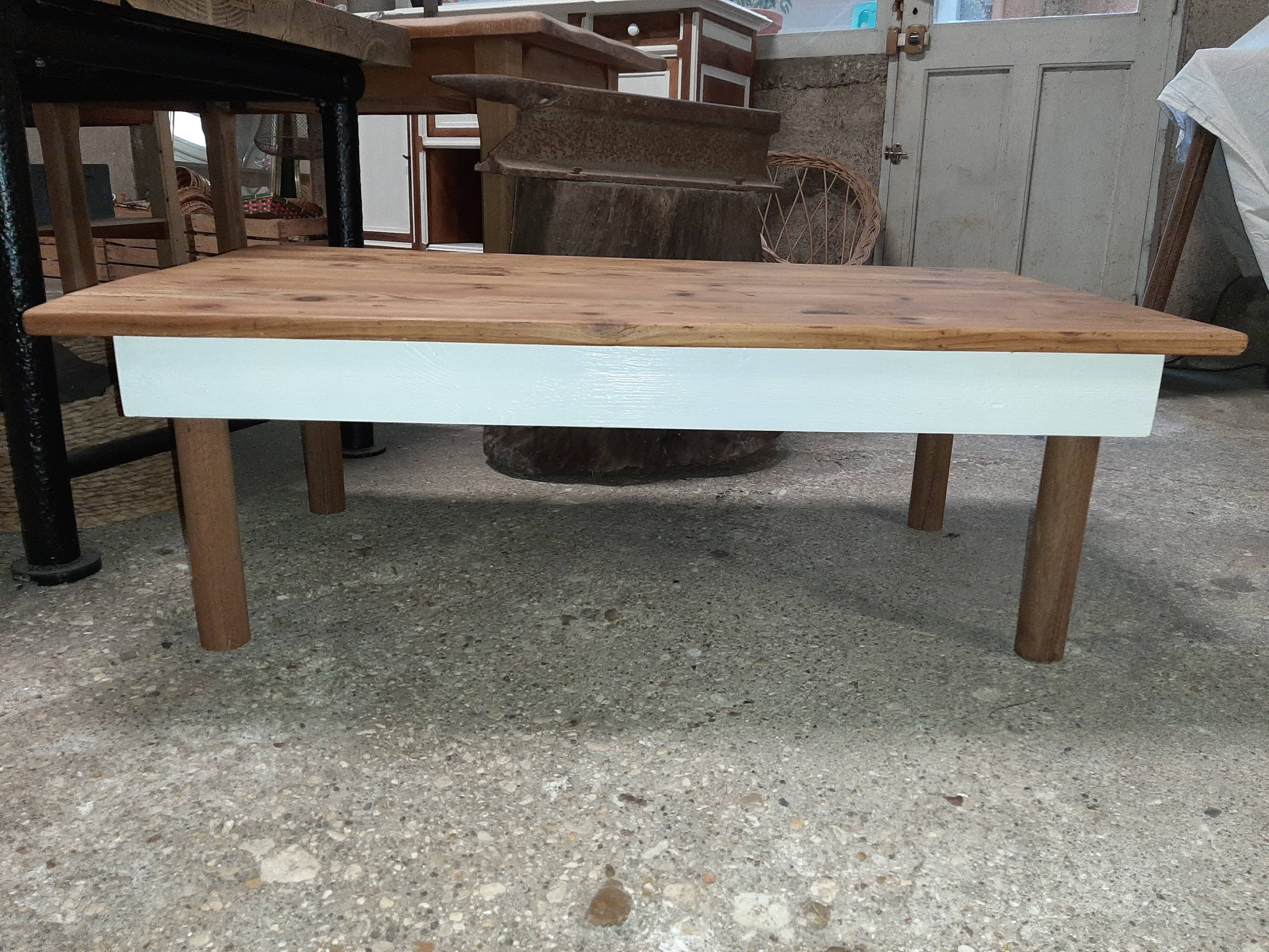 Solid pine coffee table