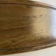 Large wooden and silver-plated fish board, 90 cm