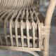 Fauteuil en rotin vintage