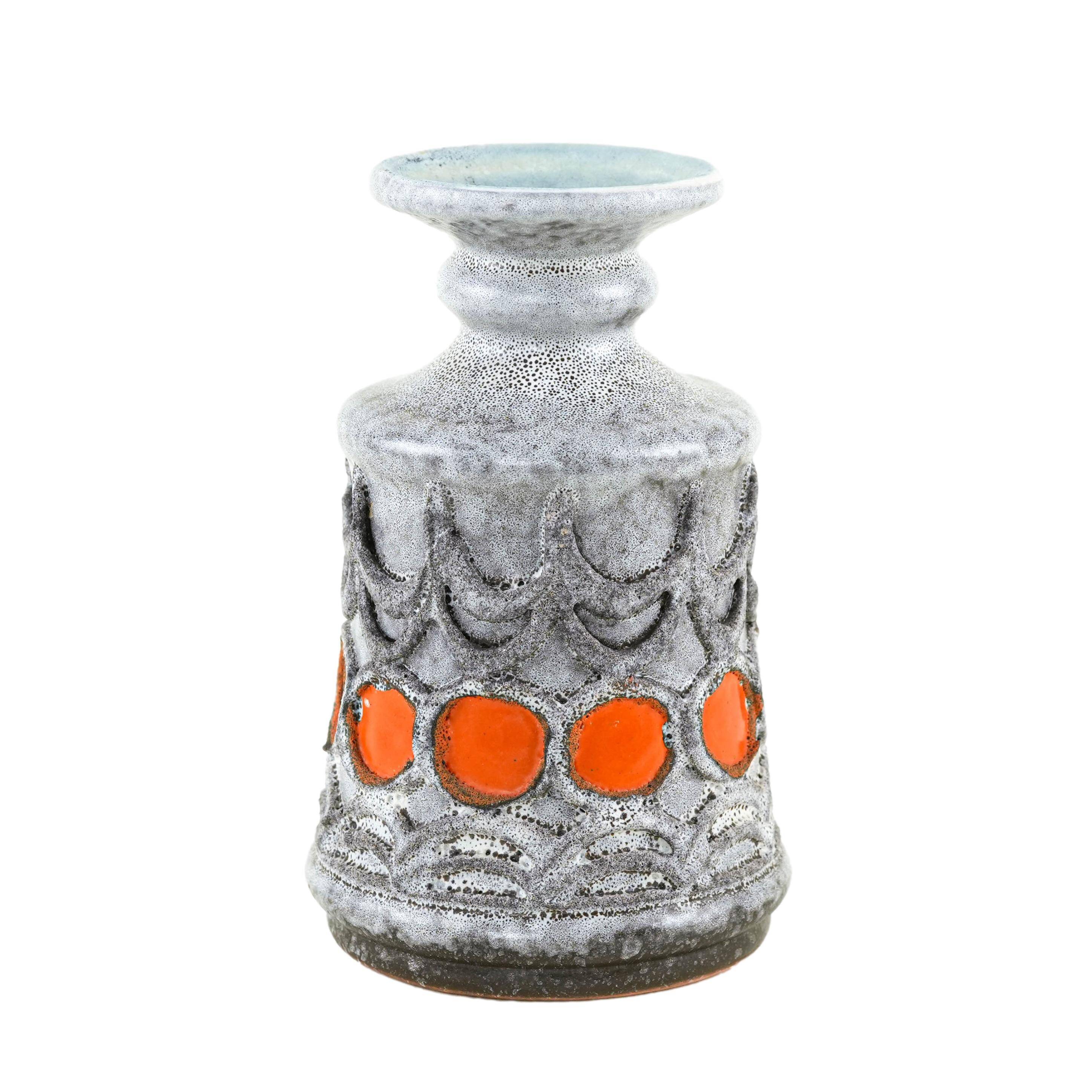 Ceramic vase, German design, 1960s, manufactured by Strehla