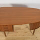 Mid-Century Freestanding Teak Kidney Desk, Denmark, 1960s