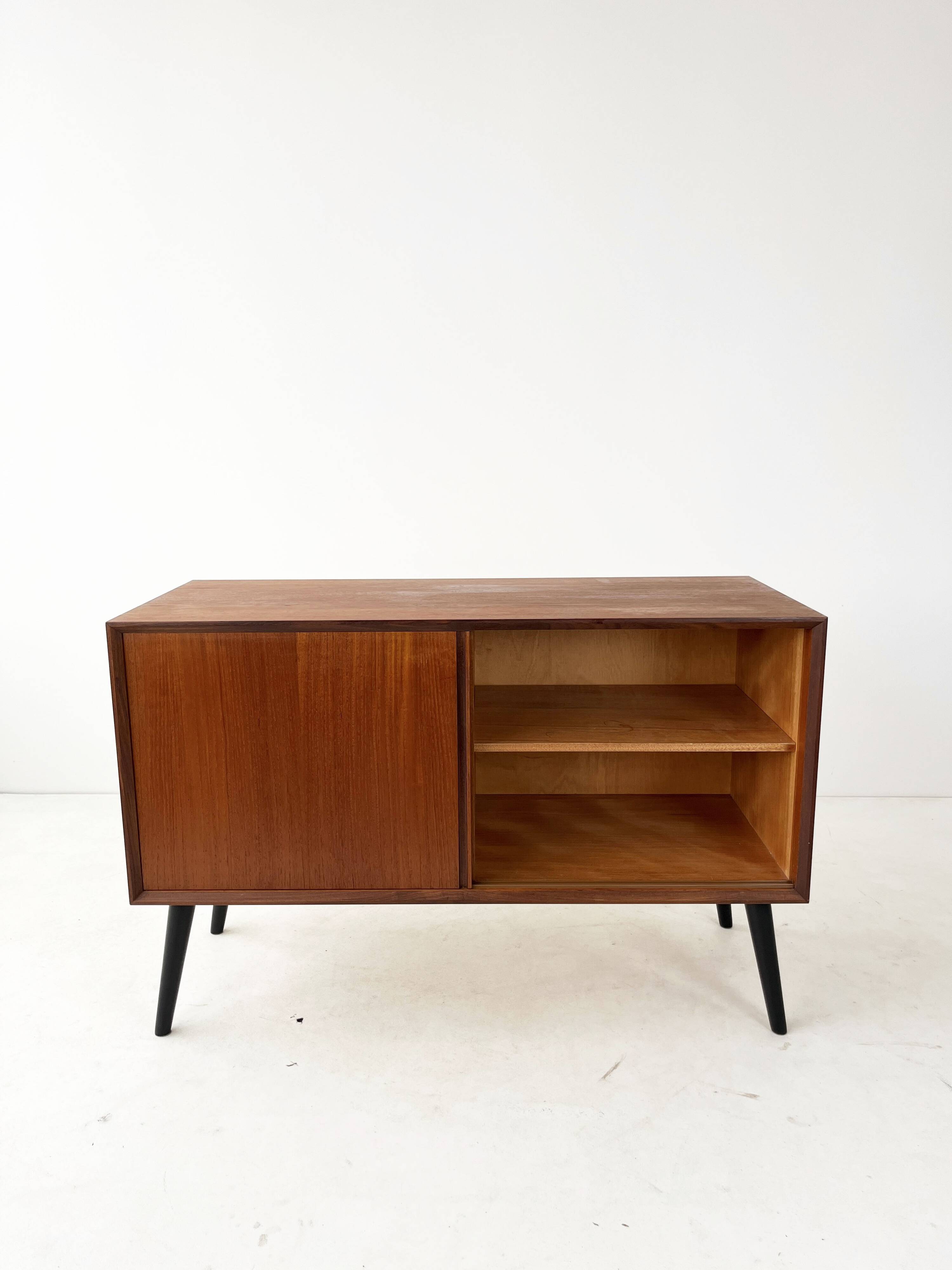 Vintage Sliding Door Cabinet