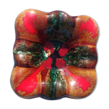 Ashtray ceramic glazed Vallauris way 60s/70s