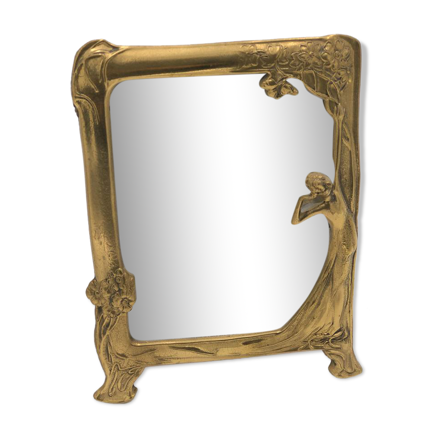 Bronze mirror - 25x18cm