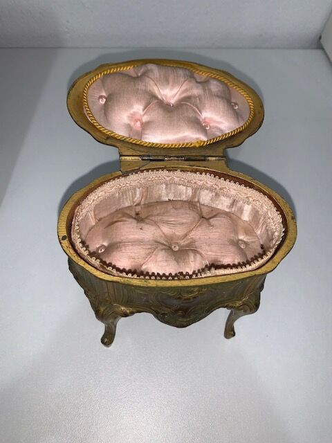 Brass jewelry box