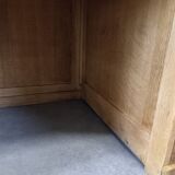 Desk with oak drawers