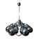 XL Space age chandelier, 1960s