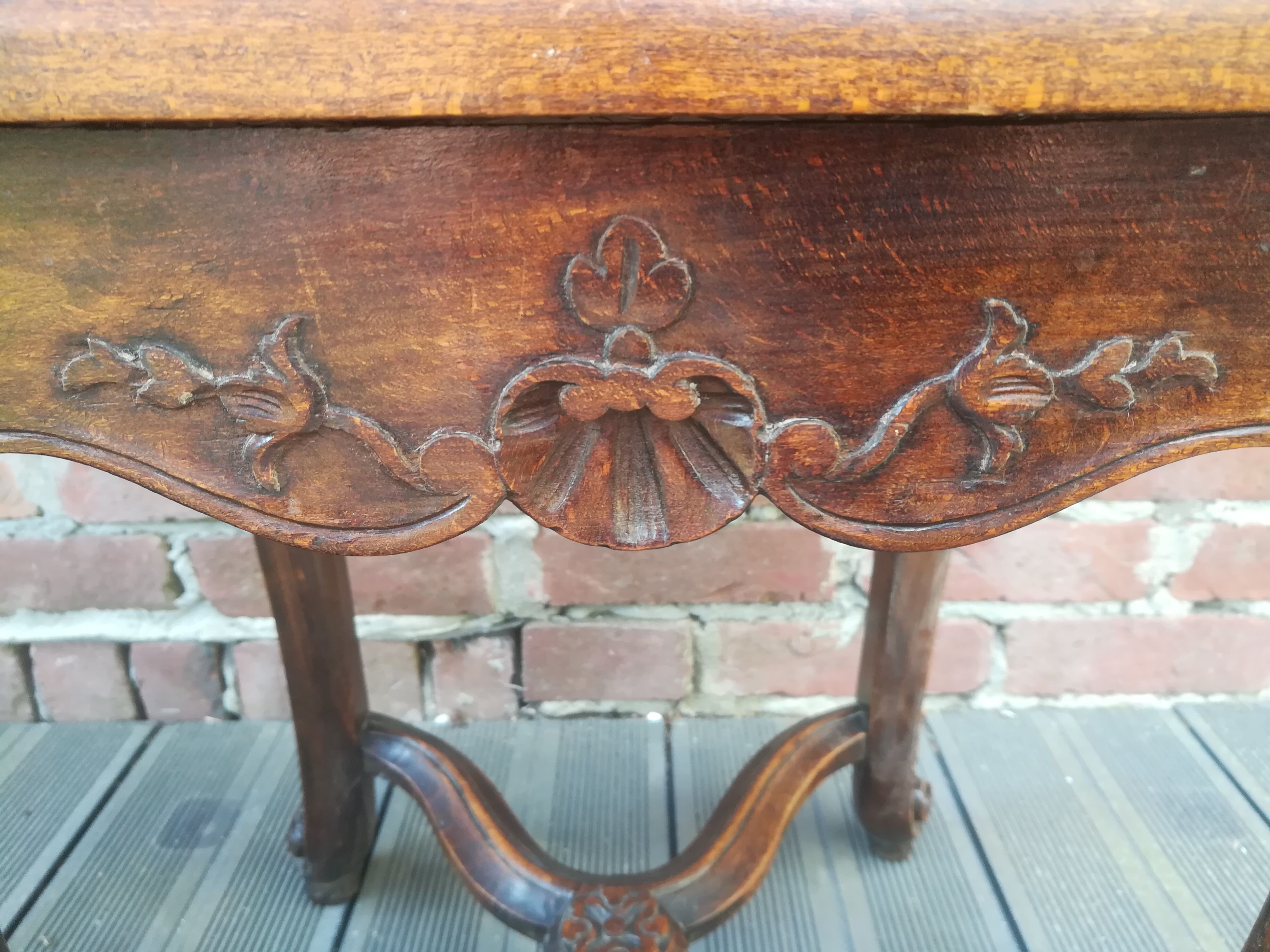 Louis XV style cane chair in beech