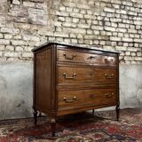 Mahogany Commode From Louis XVI XVIII Eme Century