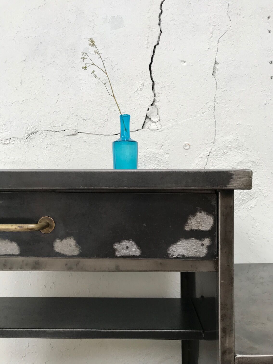 Industrial office Roneo in raw metal