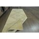 1970s Vintage Turkish Handmade Wool & Cotton Orange Runner Rug 86x230