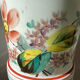 Opaline vase flowers Napoleon lll