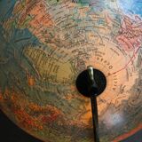 Vintage Danish Illuminated Glass Globe, 90s