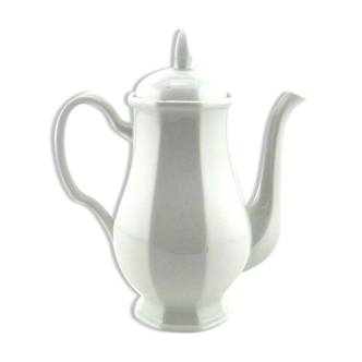 White porcelain teapot