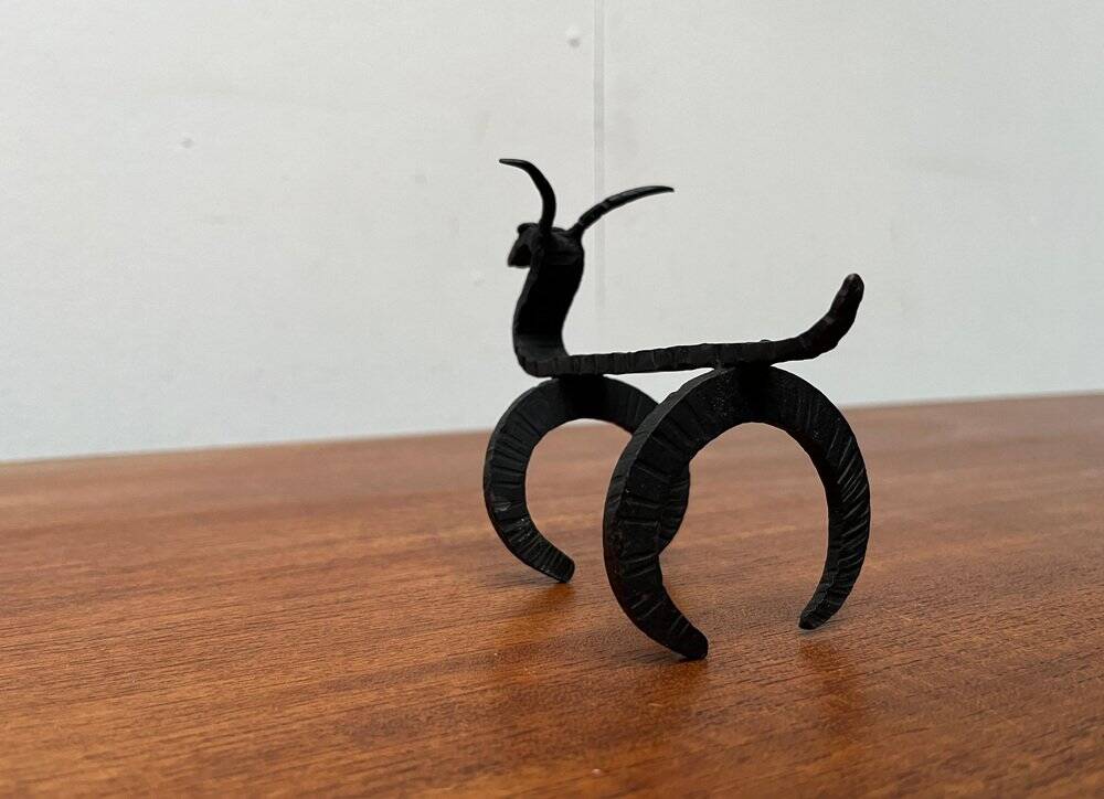 Animal sculpture, 1960s, wrought iron