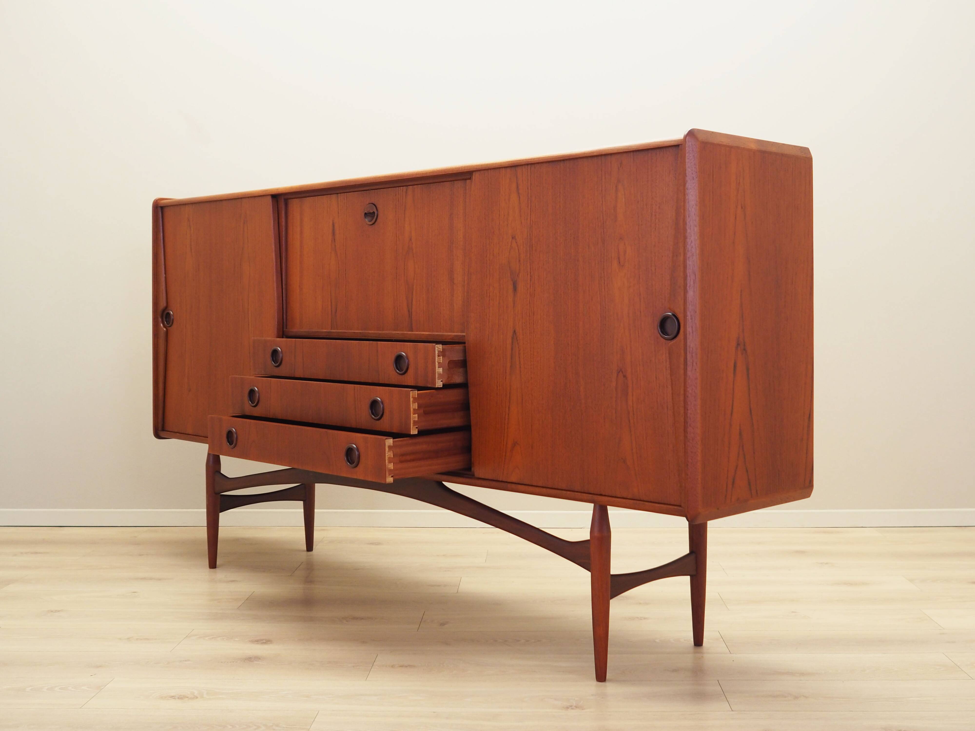 High teak sideboard, Danish design, 1970s, production: Denmark