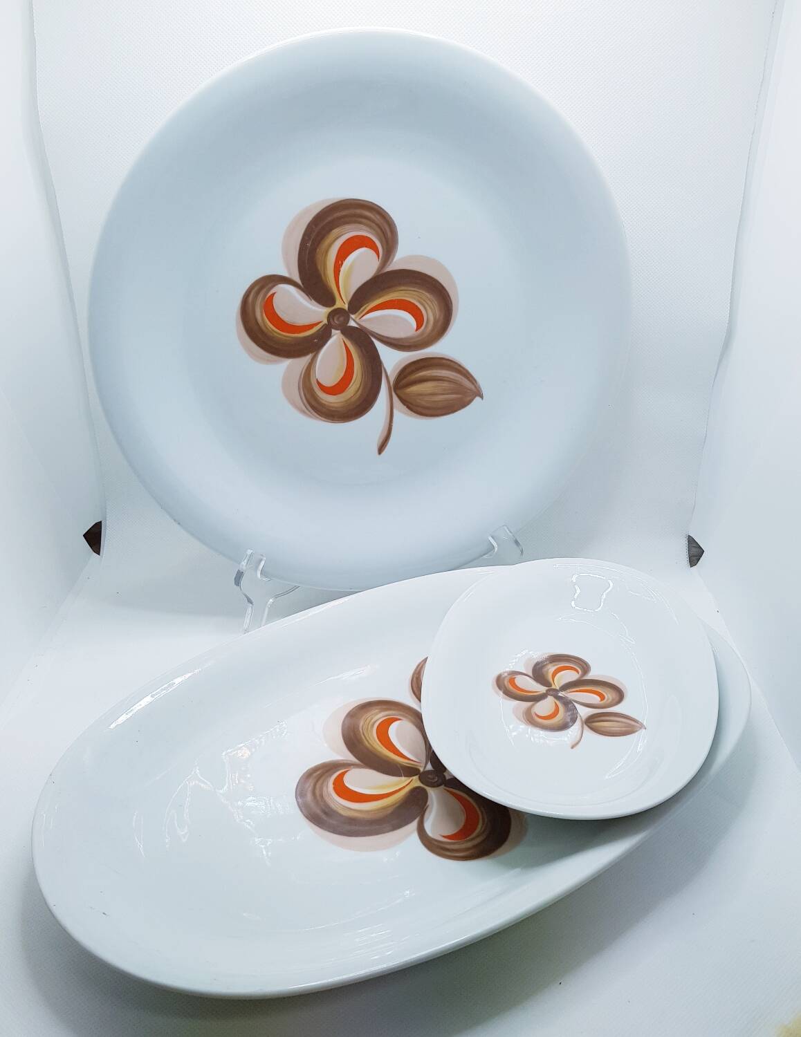 Service de table grande fleur