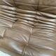 Vintage original leather Togo 2-seater by Michel Ducaroy for Ligne Roset