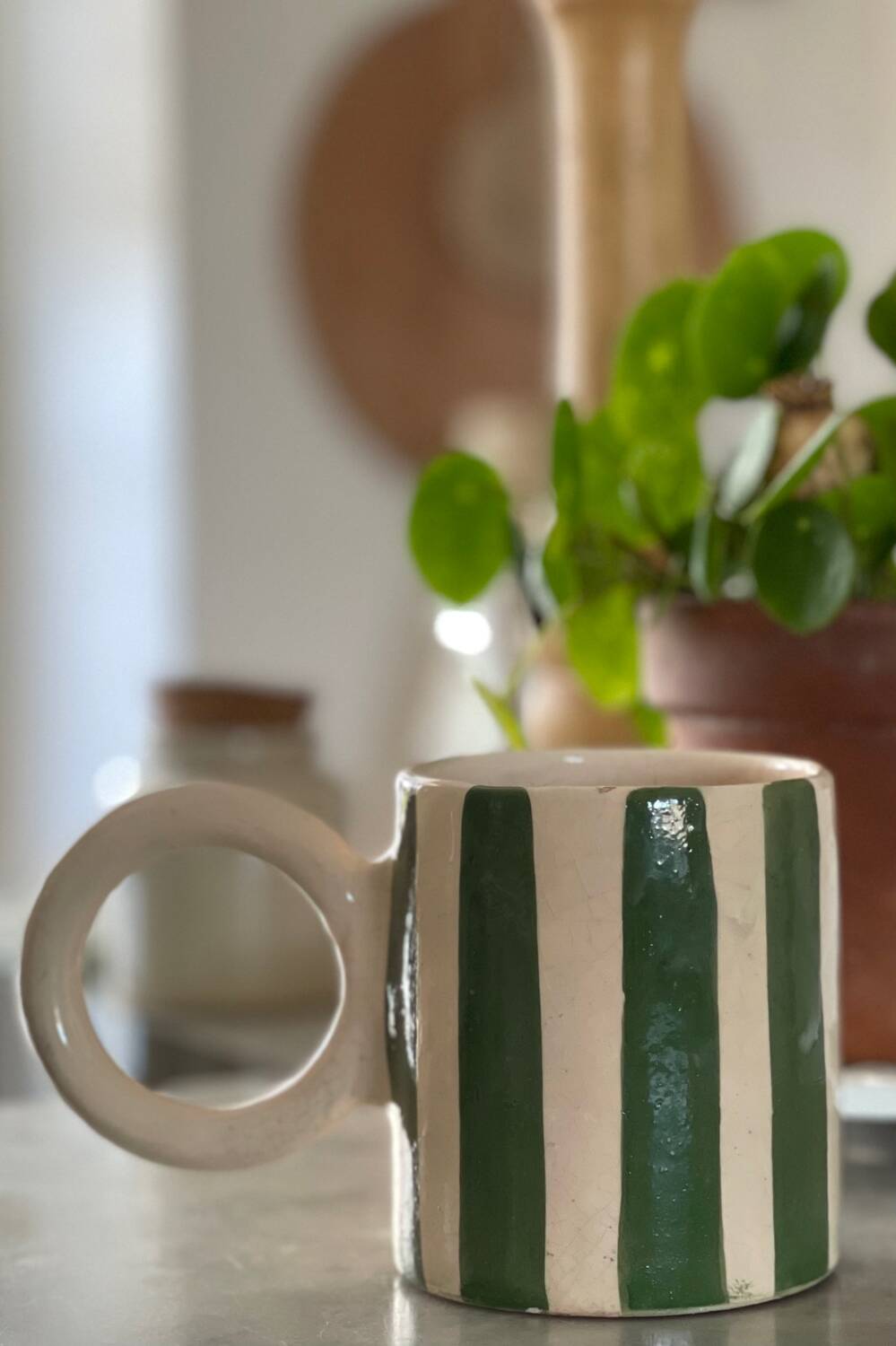 Handmade ceramic mug