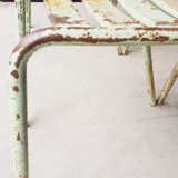 Set of 4 metal chairs