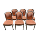 Series of 6 chairs XXeme style Louis XVI