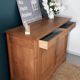 Parisian oak sideboard