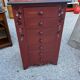High chest of drawers chalet style