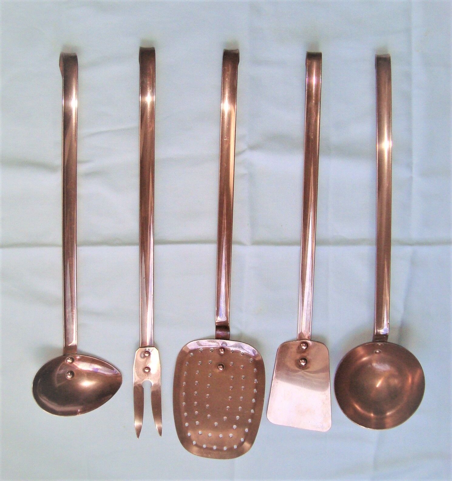 Copper kitchen utensils made in france