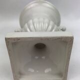 Medici vase covered in white porcelain, 20th cty