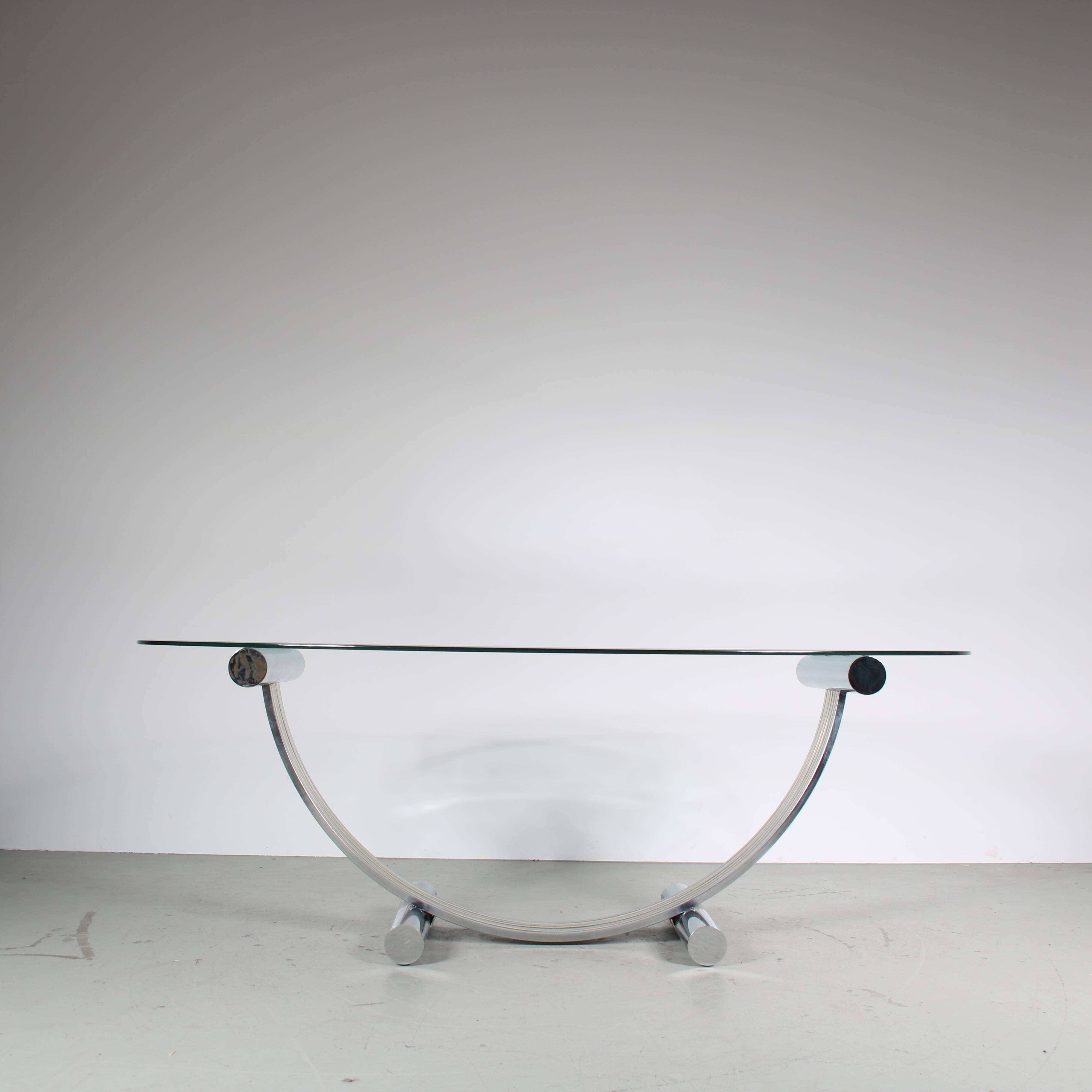 1970s Romeo Rega dining table from Italy