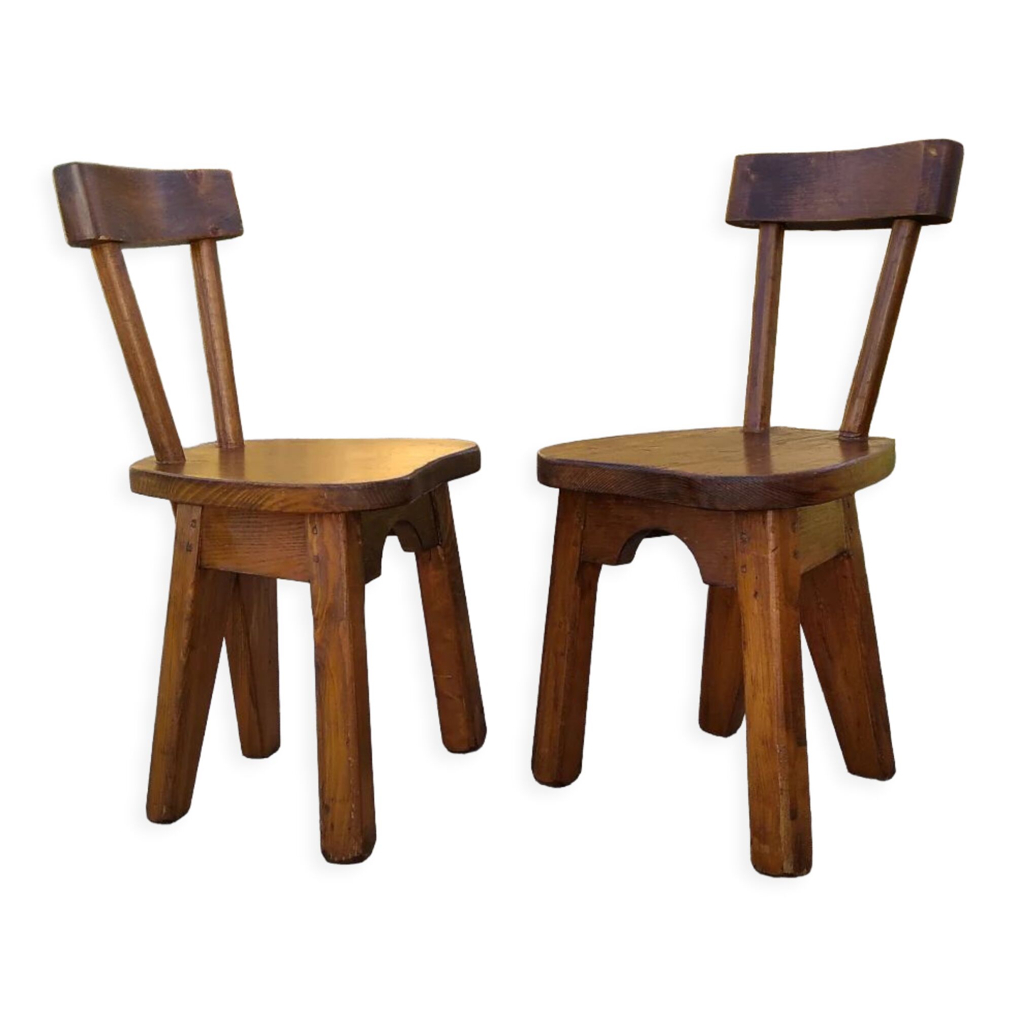 Brutalist style chairs