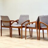 Set of 6 Danish “Knife Chairs” by K.S, 1960s