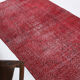 Red vintage rug 195x113cm